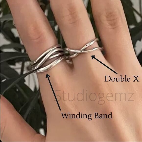 #46 New 925 Sterling Silver Retro Ring - Picture 10 of 10